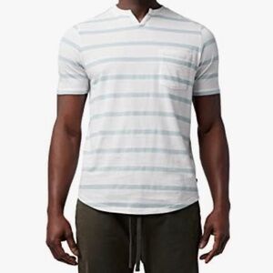 Good Man Brand Premium Jersey Stripe Victory V Nautical Stripe Tee Men’s XL NWT